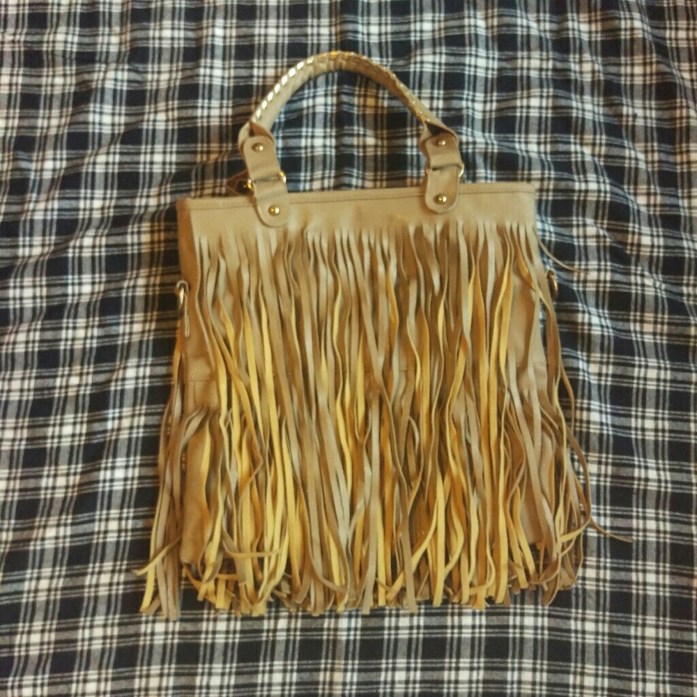 Fringe purse
